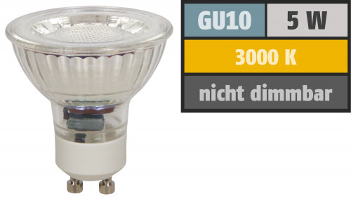 5Watt - IP65 LED Boden Einbaustrahler | Aufbaustrahler | 230Volt | Schwarz