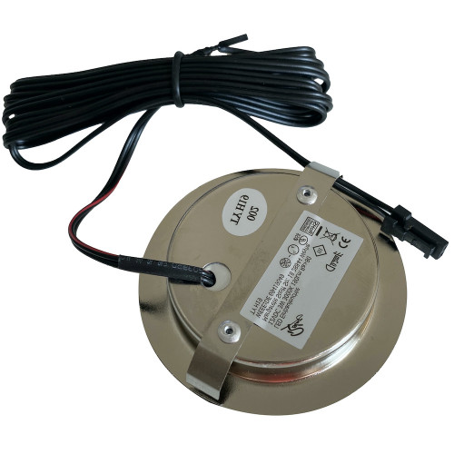 6er Set / Flache LED Einbauspots Lina / 12Volt / 3W / Kabelbaum / Stecker/ Verteilerleiste / LED Trafo / 230V Zuleitung
