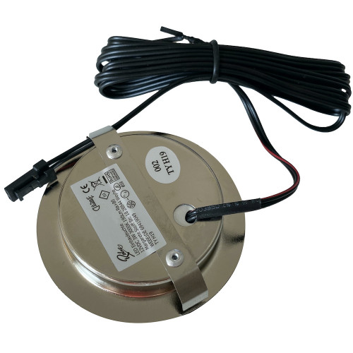 6er Set Flache LED Möbel Einbauspots Lina 12V - 3W - mit Dimmer und Fernbedienung
