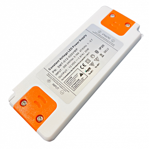 6er Set Flache LED Möbel Einbauspots Lina 12V - 3W - mit Dimmer und Fernbedienung