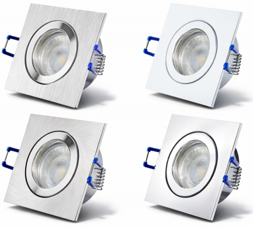 7W LED Bad Einbaustrahler Marin 230 Volt / Dimmbar / IP44 / 450 Lumen