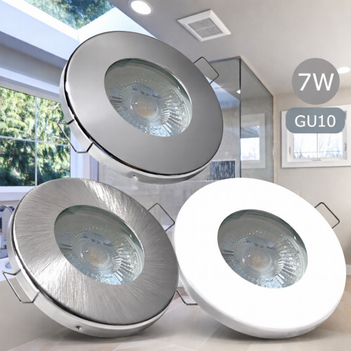 7Watt IP65 LED Badezimmer Einbauleuchte Aqua65 230V