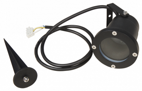 7Watt - IP65 LED Boden Einbaustrahler | Aufbaustrahler | 230Volt | Schwarz