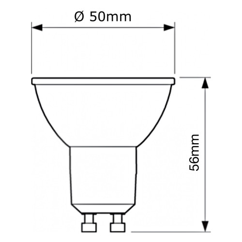 7Watt / LED Leuchtmittel Gu10 / DIMMBAR / 4000k / 450lm / 230Volt / Neutral-Weiß