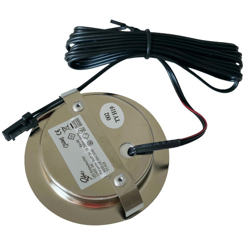8 Stück - Flache LED Möbel Einbauleuchte Milena 12V - 3W - Mit 2 x LED Trafo und Verteiler