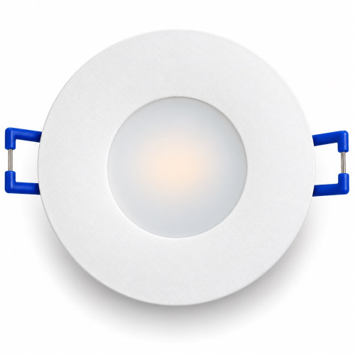 85mm IP44 LED Bad Einbauspots | 230V | 5W | Loch = 60 - 70mm | Milchglas