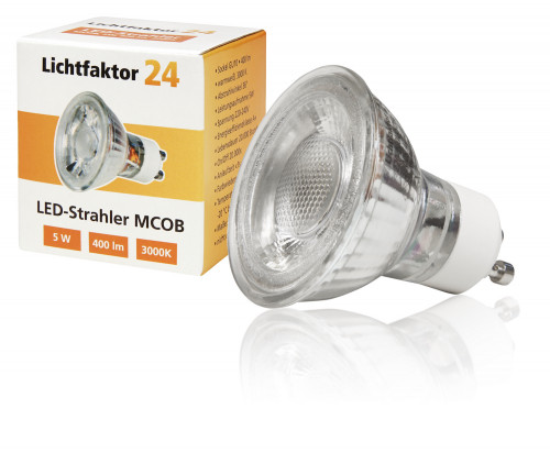 LED Einbaustrahler Sandy GU10 7W Schwarz dimmbar 230V schwenkbar