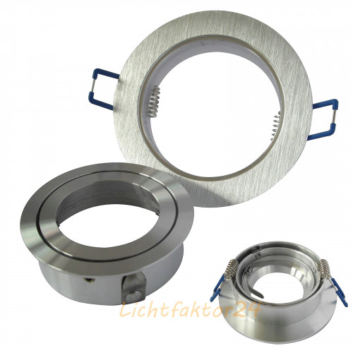 SMD LED Einbaustrahler Sandy / 3 - Stufen Dimmbar per Lichtschalter / 230Volt / 5W / Aluminium