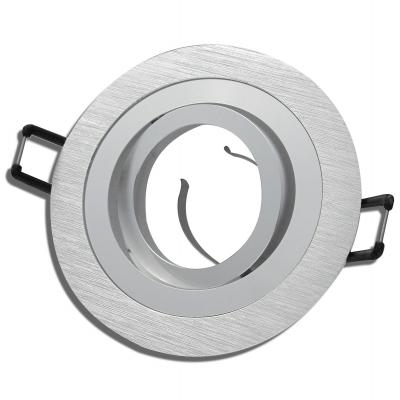 Einbaustrahler Leonie / LED Leuchtmittel 230V / 5Watt / 400Lumen / Aluminium / Silber