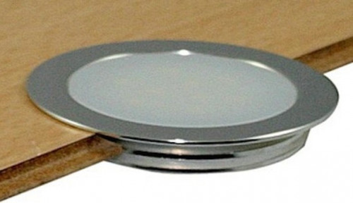 3 x SMD Bodeneinbauspots 12Volt + Rundtrafo. Für Laminat, Parkett, Fliesen usw. Begehbar - IP67. Abwaschbar.