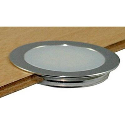 9er Set SMD Bodeneinbauspots 12Volt + LED Rundtrafo. Für Laminat, Parkett, Fliesen usw. Begehbar - IP67. Abwaschbar.