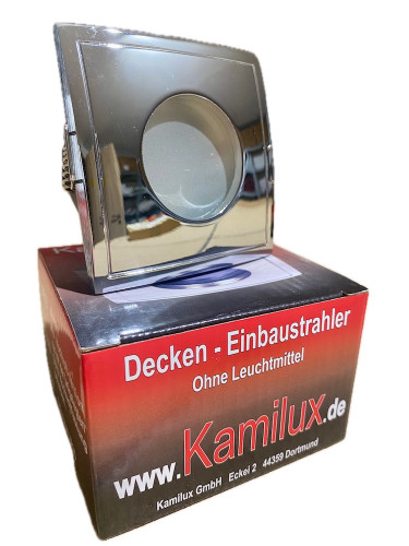 AQUA SQUARE IP65 Einbaustrahler – Rostfrei, 82×82 mm, GU10 & MR16