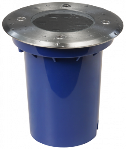 Bodeneinbauleuchte McShine BL-12R, GU10-Fassung, 120x125mm, mit 2 Eingängen