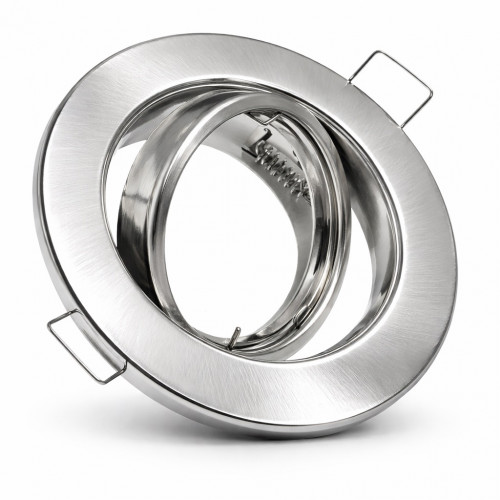 Decken Einbaufassung Tomas 12V und 230V, OHNE Leuchtmittel, Schwenkbar