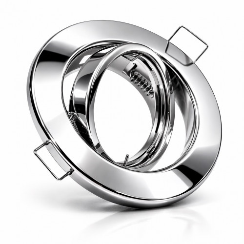 Decken Einbaufassung Tomas 12V und 230V, OHNE Leuchtmittel, Schwenkbar