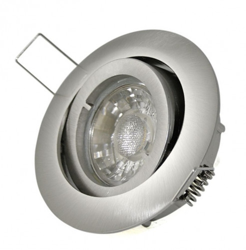 Einbauleuchte Timo / 230V / MCOB LED / 7Watt / DIMMBAR / Aluminium / Gu10 / Schwenkbar