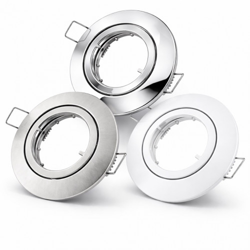 Einbauleuchte Timo / 230V / MCOB LED / 7Watt / DIMMBAR / Aluminium / Gu10 / Schwenkbar