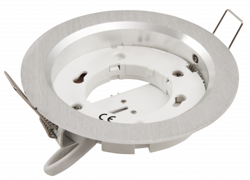 Einbaurahmen McShine DL-304 rund, Ø108mm, GX53, Eisen gebürstet