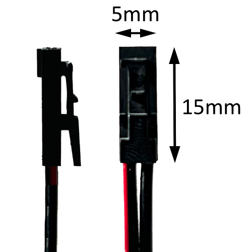 Elektronischer LED Trafo / Treiber / 15W / inkl. Zuleitung und 6-fach Verteiler für Mini AMP Stecker