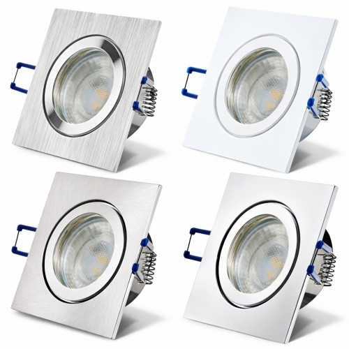 Flacher 5W LED Bad Einbaustrahler Marin 230Volt / IP44 / LED Modul / STEP DIMMBAR