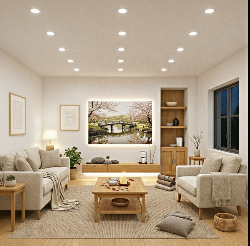 Flacher MCOB LED Einbaustrahler Tom | 230V | 5W | ET=30mm