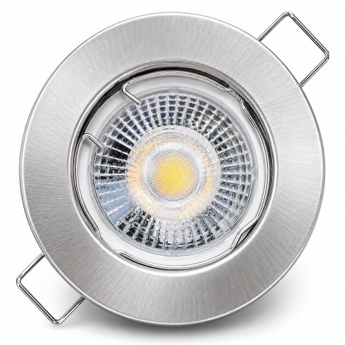 Flacher MCOB LED Einbaustrahler Tom | 230V | 5W | STEP DIMMBAR | ET=30mm