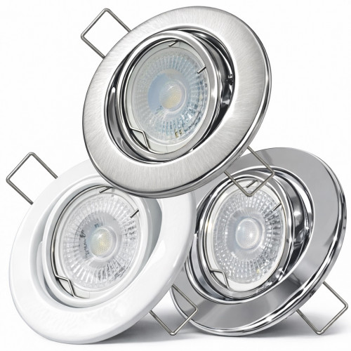 Flacher MCOB LED Einbaustrahler Tomas | 230V | 5Watt | ET=30mm