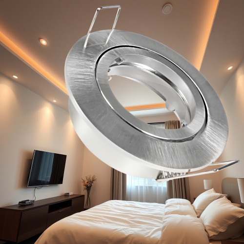 Flacher SMD LED Einbaustrahler Timo | 220Volt | 7Watt | STEP DIMMBAR | ET=32mm