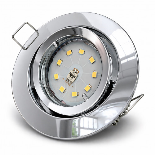 Flacher SMD LED Einbaustrahler Timo | 220Volt | 7Watt | STEP DIMMBAR | ET=32mm