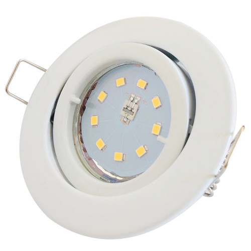 Flacher SMD LED Einbaustrahler Timo | 220Volt | 7Watt | STEP DIMMBAR | ET=32mm