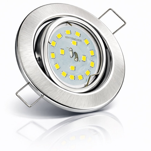 Flacher SMD LED Einbaustrahler Tomas | 230V | 5W | STEP DIMMBAR | ET=30mm