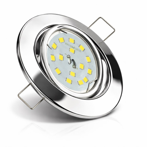 Flacher SMD LED Einbaustrahler Tomas | 230V | 5W | STEP DIMMBAR | ET=30mm