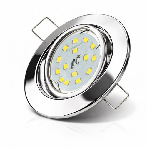 Flacher SMD LED Einbaustrahler Tomas | 230V | 5Watt | ET=30mm