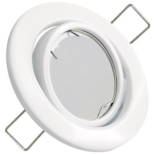 Flacher SMD LED Einbaustrahler Tomas | 230V | 5Watt | ET=30mm | Milchglas