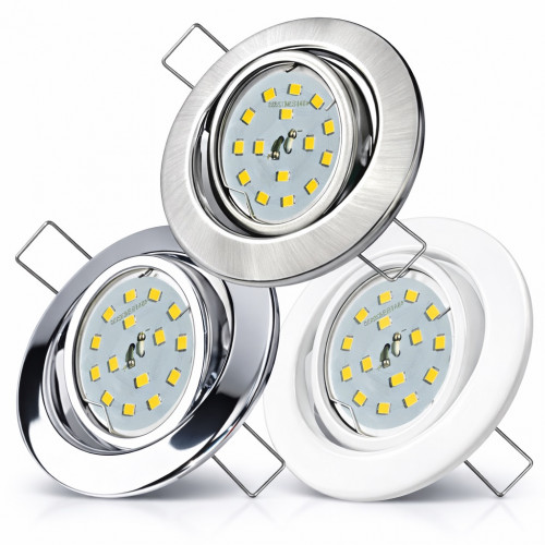 Flacher SMD LED Einbaustrahler Tomas | 230V | 7Watt | ET=30mm