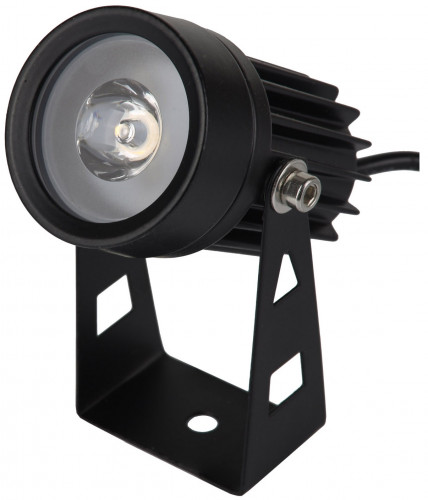 Gartenstrahler Set mit 4 Spots, Netzteil, Erdspieß, 3000K Warmweiß, IP44, ideal für den Außenbereich.