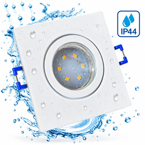 IP44 | SMD LED Einbauleuchten Marin | 5Watt | 230Volt | Quadratisch