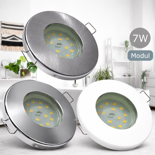 IP65 | SMD LED Einbauleuchten Aqua65 | 7Watt | 230Volt | Rund
