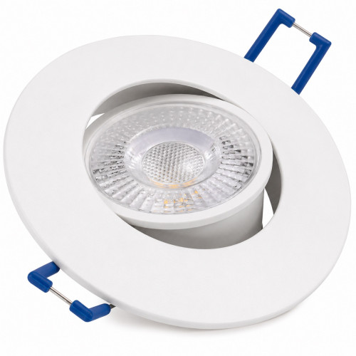 LED Einbauleuchte - 230V - 4.5W - 450Lumen - Weiss - Ø=90x25mm
