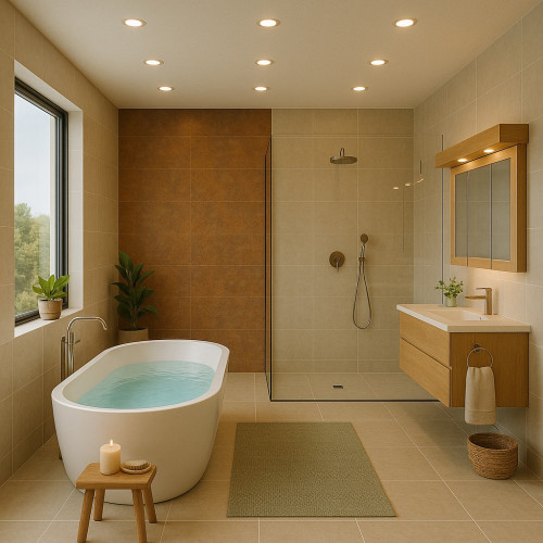 LED-Einbauleuchte IP65 – 4,9W, 500 Lumen | Ideal für Bad & Feuchträume