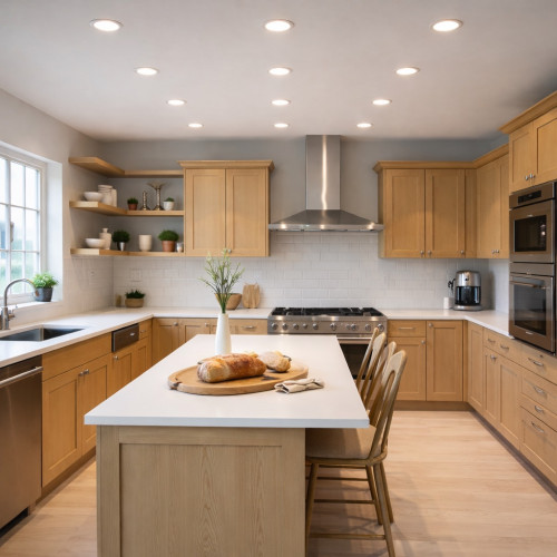 LED Einbauleuchte Marina / 230V / 7W / STEP DIMMBAR / ET = 32mm / IP44