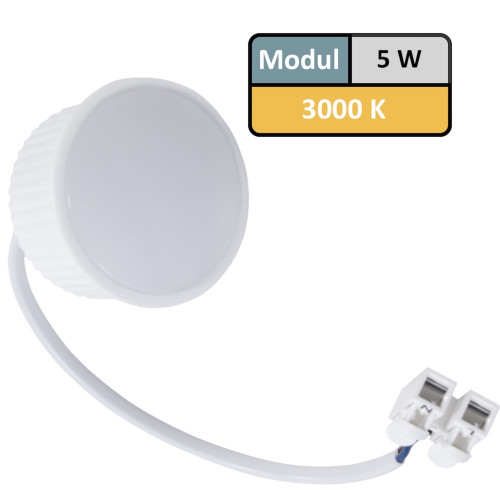 LED Einbaustrahler Aqua65 / 230V / 3W / ET = 35mm / IP65 / Milchglas