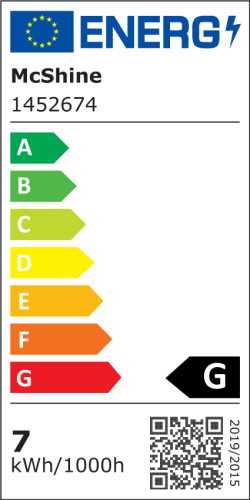 LED Einbaustrahler Dario 7W, schwenkbar, flach, Edelstahl gebürstet / Weiß