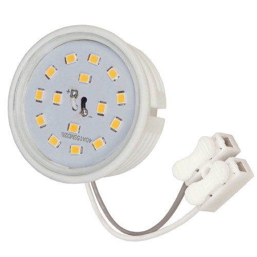 LED Einbaustrahler Dario 7W, schwenkbar, flach, Edelstahl gebürstet / Weiß