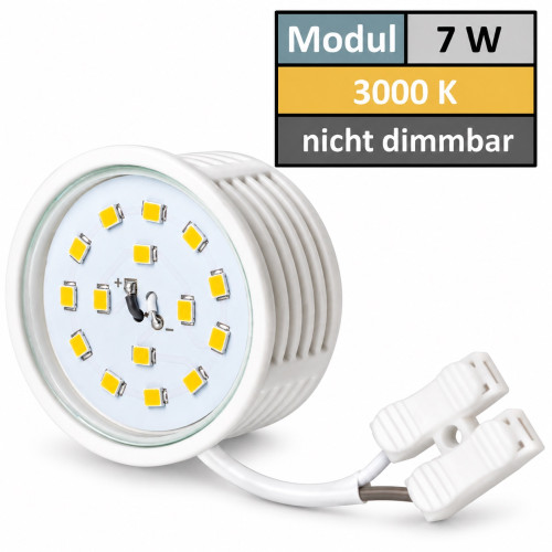 LED Einbaustrahler Marin / 230V / 7W / Loch = 60 - 68mm / ET = 32mm / IP44
