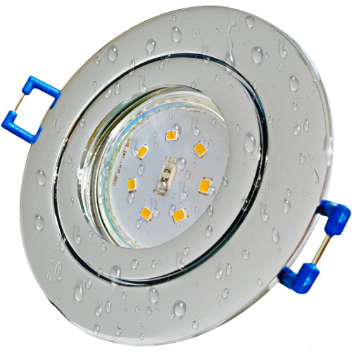 LED Einbaustrahler Marina / 230V / 7W / Loch = 60 - 68mm / ET = 32mm / IP44
