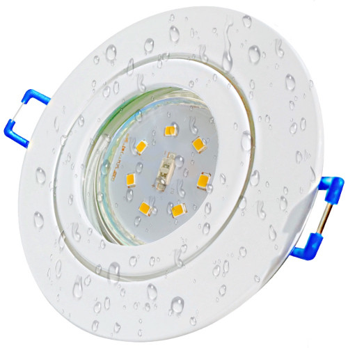 LED Einbaustrahler Marina / 230V / 7W / Loch = 60 - 68mm / ET = 32mm / IP44