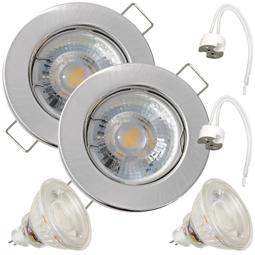 LED Einbaustrahler „Tom“ – 12V, 3W, GU5.3 - MR16 Fassung