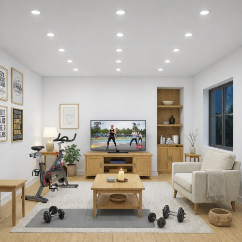 LED Einbaustrahler Tom / 230V / 3Watt / 250Lumen / Silber