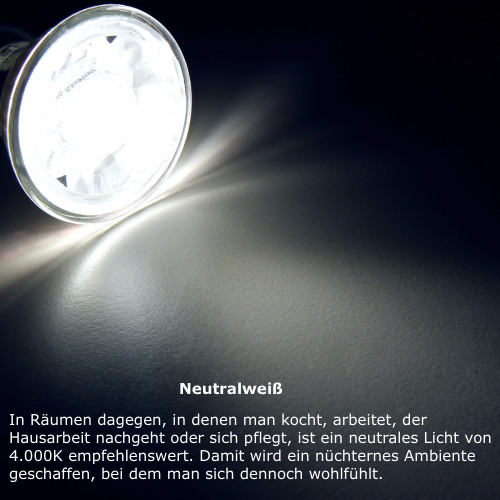 LED Einbaustrahler Tom / 230V / 5Watt / 400Lumen / Silber